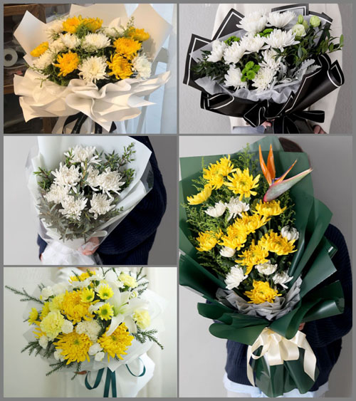 贵州黔东南州台江县南宫镇展啊村白事花束代送
